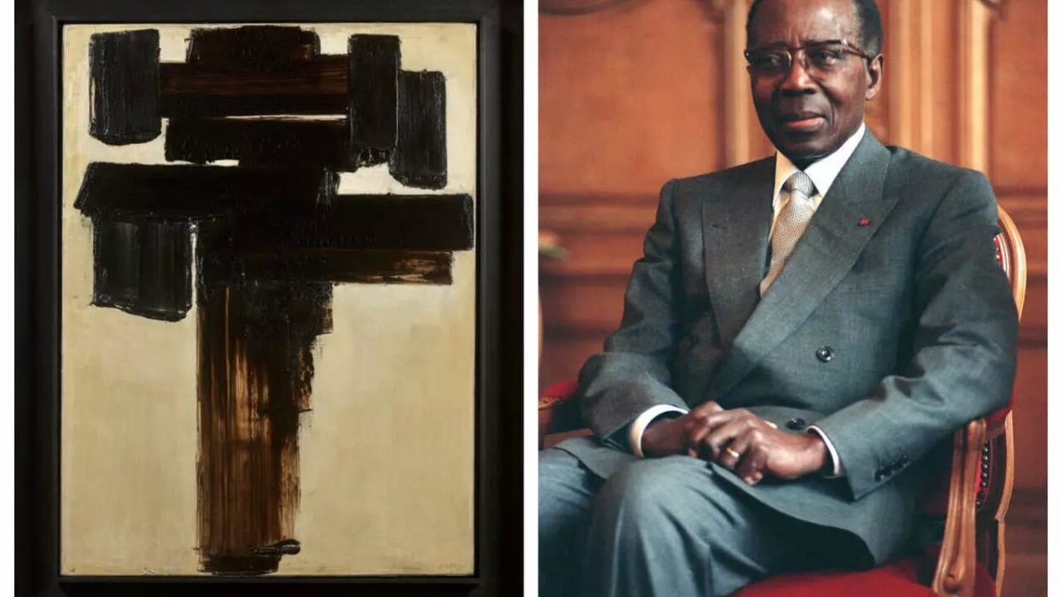 Un tableau de Soulages ayant appartenu à Léopold Sédar Senghor vendu 1,5 million d’euros