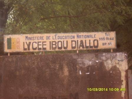 LE LYCEE IBOU DIALLO DANS UN ETAT DE DELABREMENT TRES AVANCE