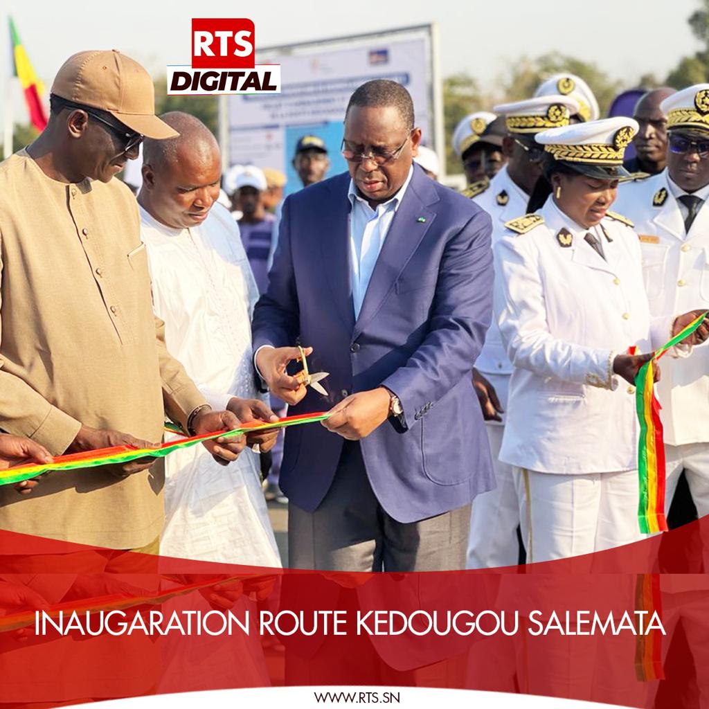 MACKY SALL A INAUGURE LA ROUTE KEDOUGOU – SALEMATA