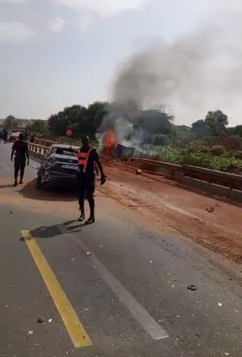 ACCIDENT SUR L’AUTOROUTE À PÉAGE | COLLISION ENTRE DEUX VÉHICULES À HAUTEUR DE SÉDIMA