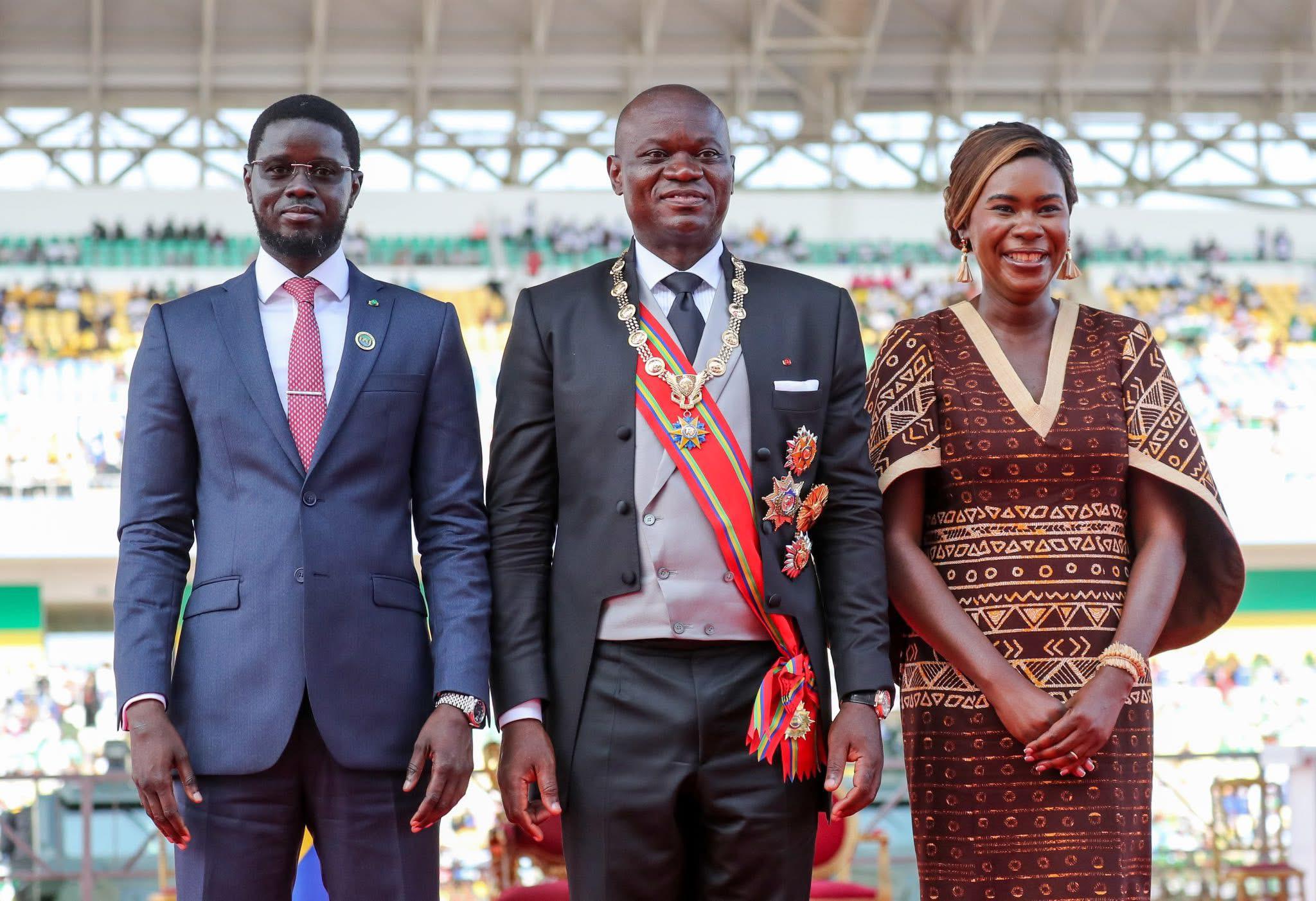 LIBREVILLE : LE PRÉSIDENT FAYE A PRIS PART À L’INVESTITURE DE SON HOMOLOGUE GABONAIS OLIGUI NGUEMA
