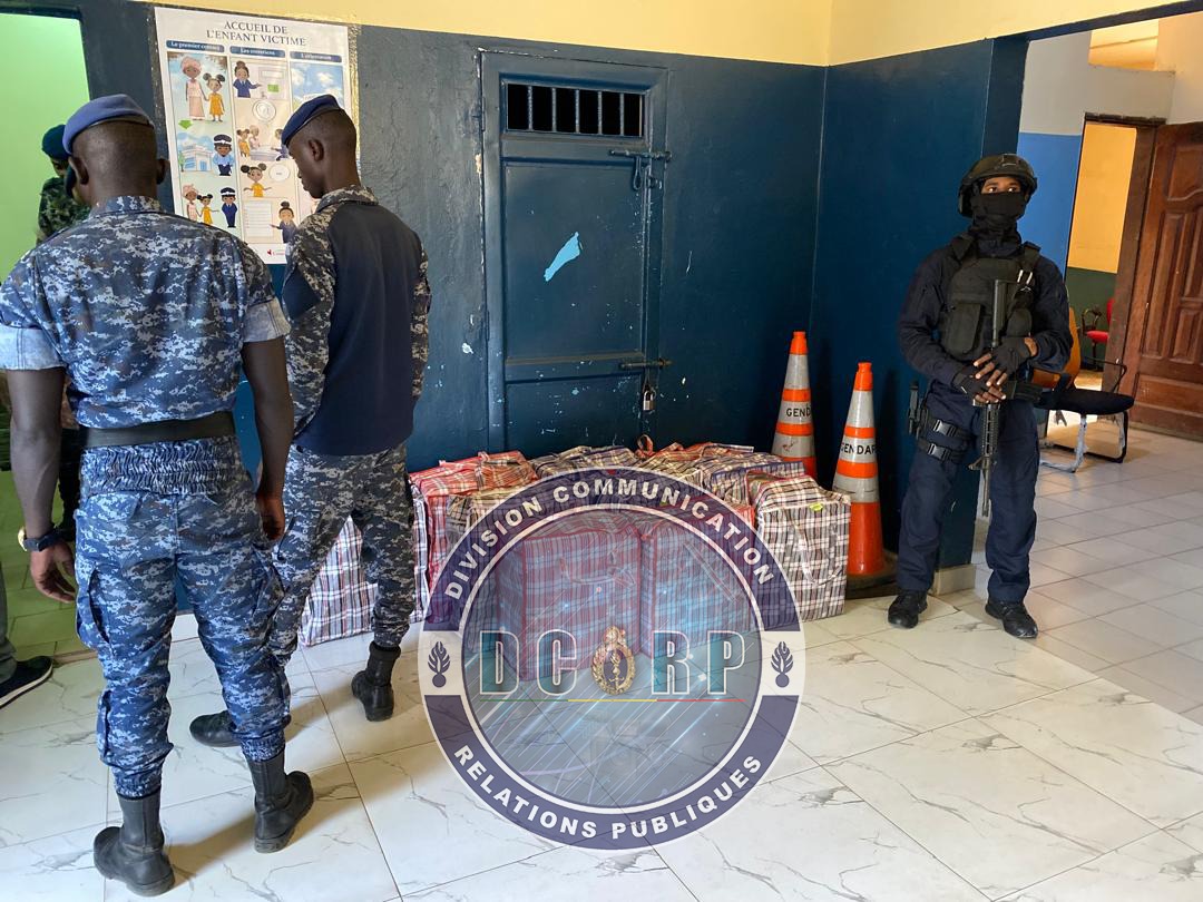 RUFISQUE | SAISIE RECORD DE 643 KG DE COCAÏNE LORS D’UNE OPÉRATION CONJOINTE DES DOUANES ET DE LA GENDARMERIE