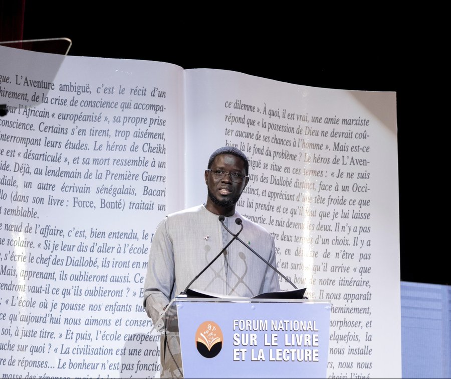 FORUM SUR LE LIVRE ET LA LECTURE : BASSIROU DIOMAYE FAYE OUVRE LA VOIE À UNE RENAISSANCE CULTURELLE